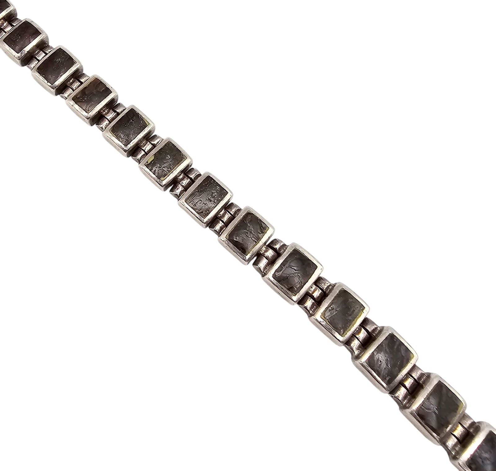 Signed PB Southwestern Jasper Sterling Silver Bracelet (1 of 3)
