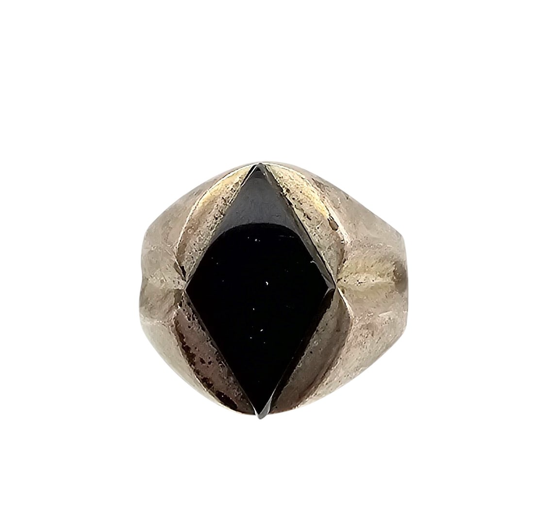 Mexico Onyx Sterling Silver Ring Size 12.75 (1 of 4)