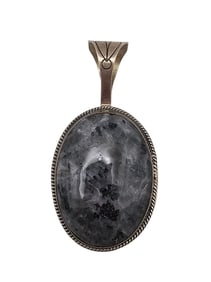 Labradorite Sterling Silver Pendant 22.9 G