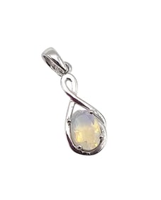 Sanchi & Filia P Designs New Genuine Ethiopian Opal Sterling Silver Pendant 1 G