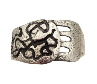 Sterling Silver Cuff Bracelet 57.1 G