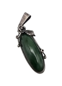 Agate Sterling Silver Pendant 6.4 G