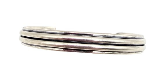 JVS Sterling Silver Cuff Bracelet 30.7 G