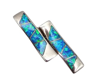 CD Opal Sterling Silver Pendant 2 G