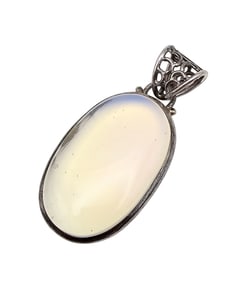 Angelite Sterling Silver Pendant 20 G