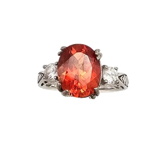 NR Tourmaline Sterling Silver Cocktail Ring Sz 9.25 6 G