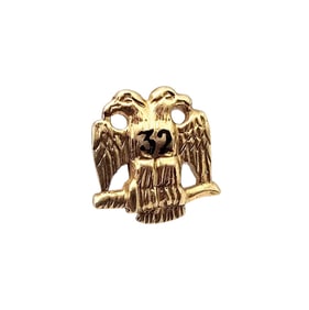 10K Gold 32 Eagle Pin 0.4 G
