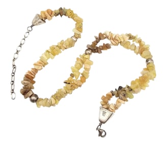 Jay King Mine Finds Sunstone Sterling Silver Necklace 50.2 G