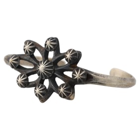 Chimney Butte Sterling Cast Cuff Bracelet