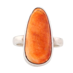 Chimney Butte Sterling Spiny Oyster Ring Sz 9