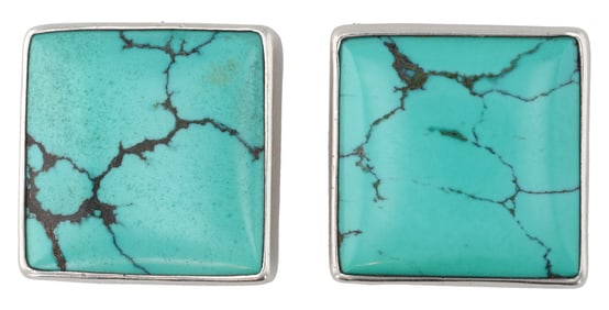 The Dreamer Anglo Sterling Turquoise Earrings