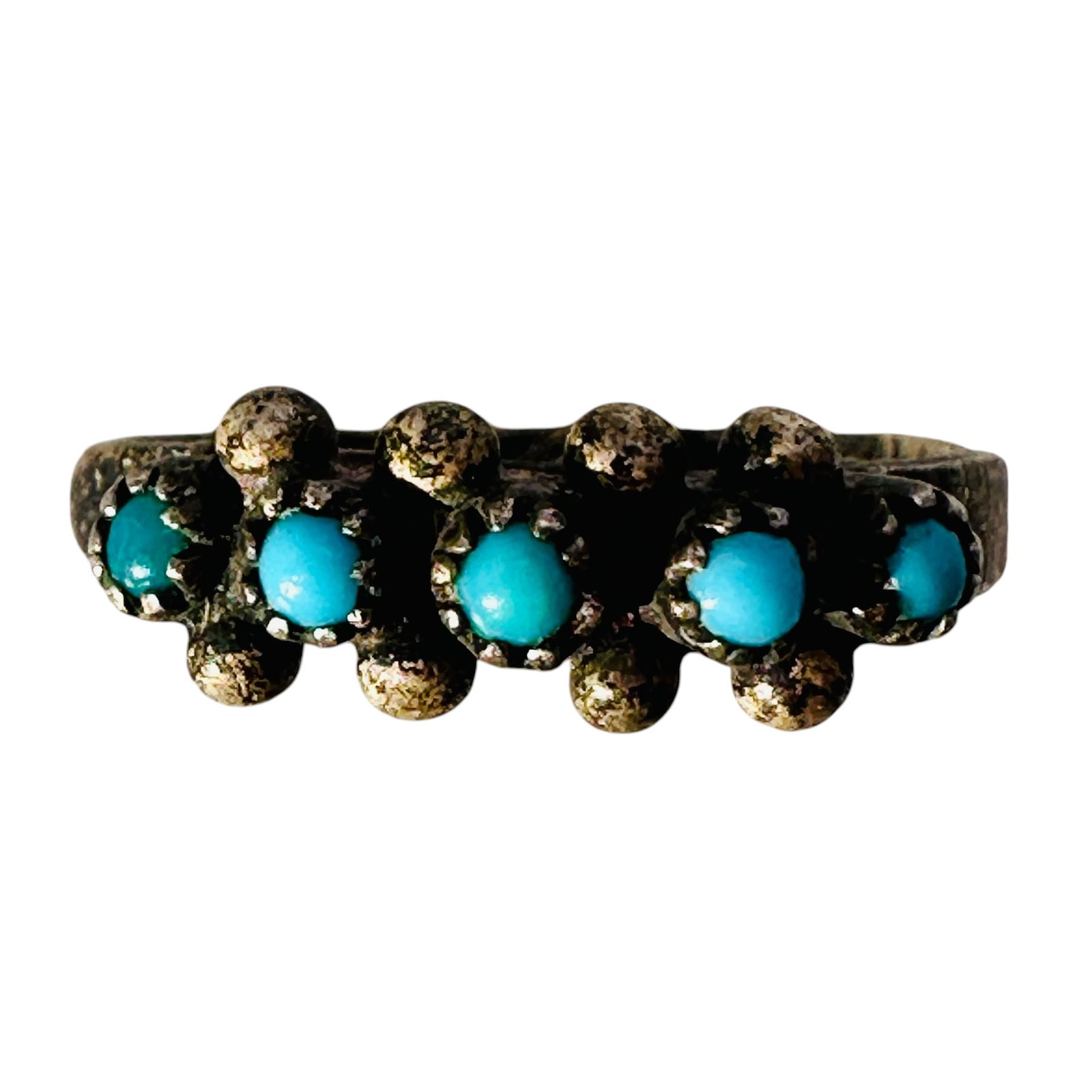 Turquoise Sterling Silver Ring Size 6, 2.02 G: Turquoise sterling silver ring size 6 2.02 g
