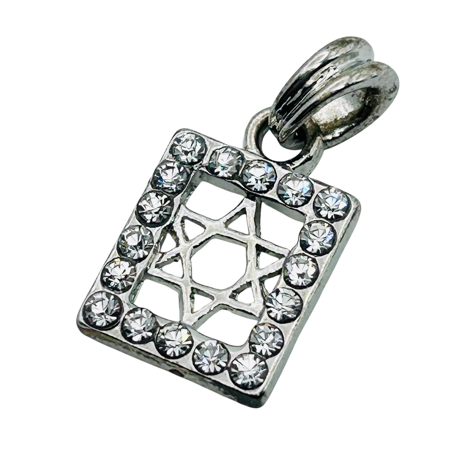 Sterling Silver Star Of David Pendant 1.59 G: Sterling silver star of david pendant 1.59 g
