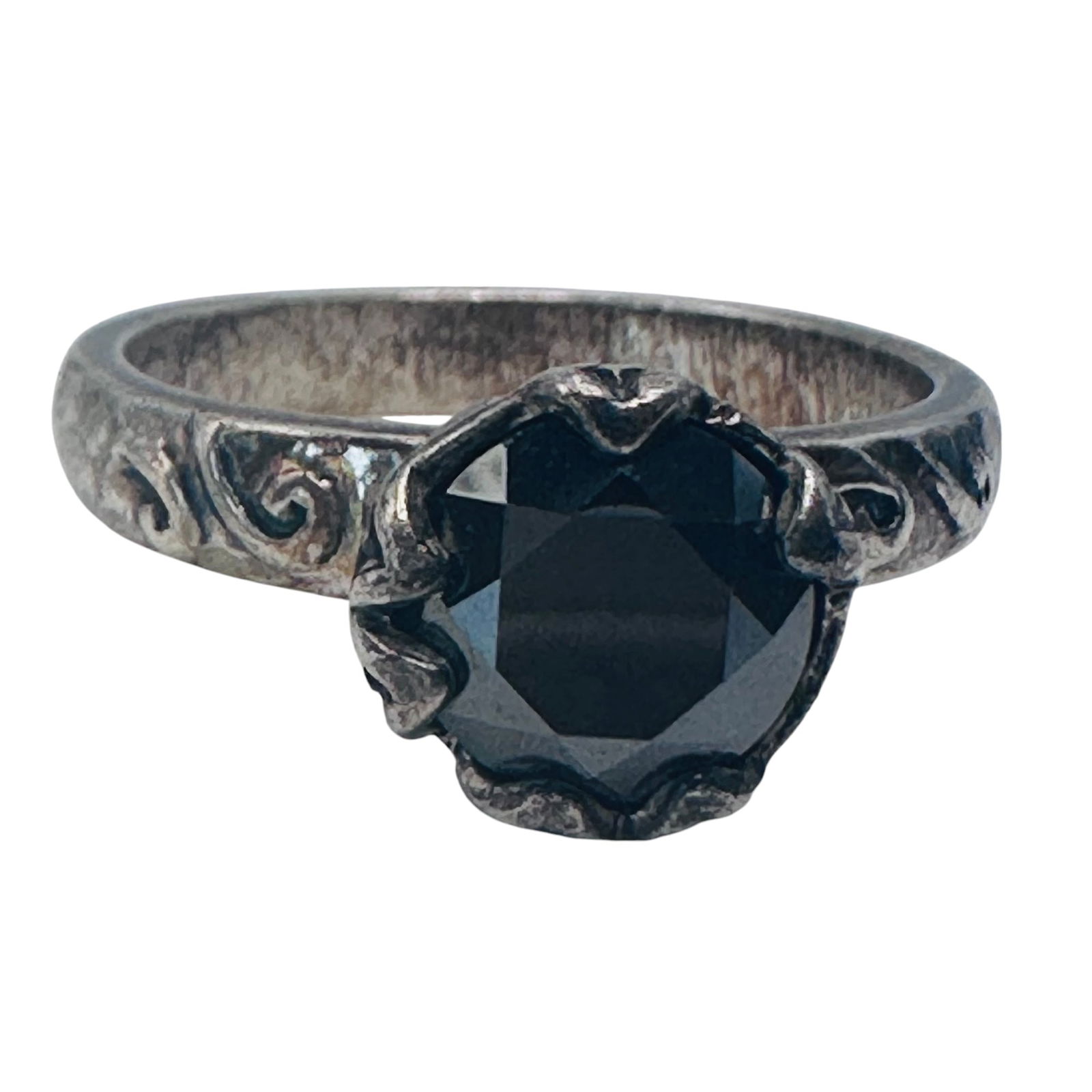 SPINEL Sterling Silver Statement Ring. Size 10. 5.51 G. (1 of 6)