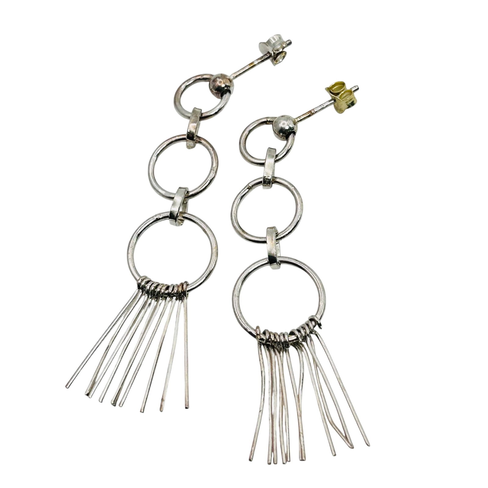 OTC Sterling Silver Chandelier Dangle Earrings 5.11 G (1 of 4)