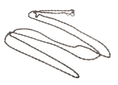 Sterling Silver Twist Chain Necklace 2.8 G