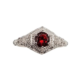 BBJ Rhinestone Sterling Silver Cocktail Ring Size 11.25 4.1 G