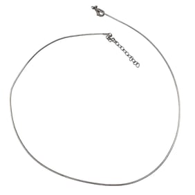 Sterling Silver Coil Necklace 4.6 G