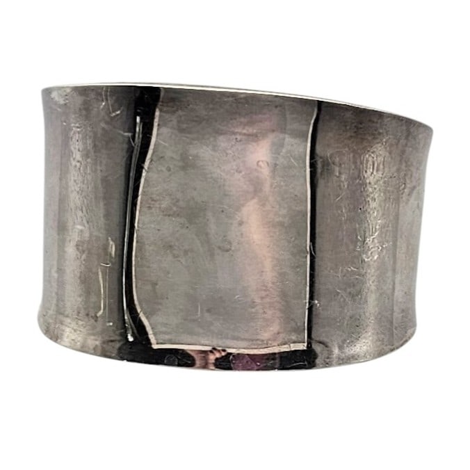 MWSS Mexico Sterling Silver Thick Cuff Bracelet 37.5 G (1 of 4)