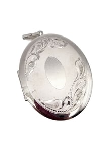 Baromod Sterling Silver Monogram Locket Pendant 20 G