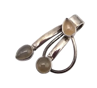 Moonstone Sterling Silver Pendant 10 G