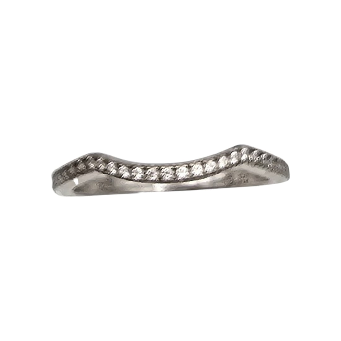 EC Diamond Sterling Silver Wedding Band Ring Size 6.5 1.4 G: EC Diamond Sterling Silver Wedding Band Ring Size 6.5 1.4 G