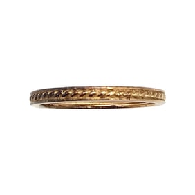 Ross Simons Gold Over Sterling Silver Ring Size 8.5 1.9 G