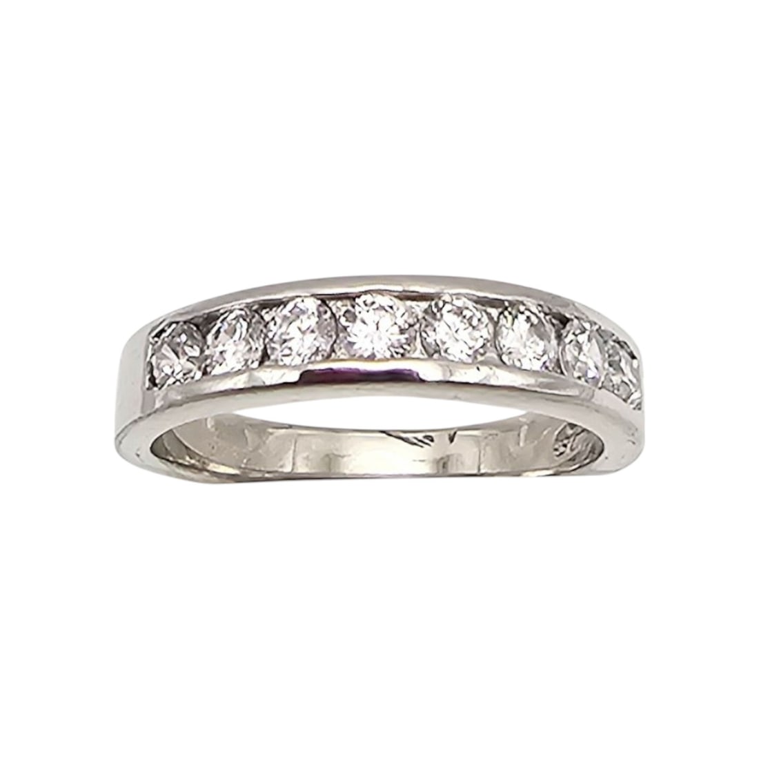 S'one Clear Stone Sterling Silver Cocktail Ring Size 7.5 3.4 G: S'one Clear Stone Sterling Silver Cocktail Ring Size 7.5 3.4 G