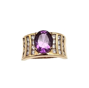 Ross Simons Mystic Topaz Gold Over Sterling Silver Cocktail Ring Size 7.25 7.8 G