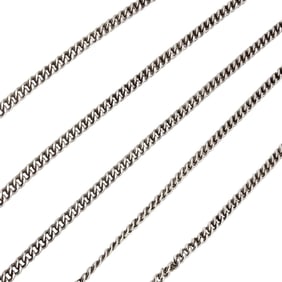 12K Gold Filled Curb Chain Necklace 5.3 G