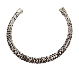 H Sterling Silver Wheat Chain Bracelet 27 G
