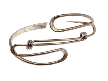 EL ED Leim Sterling Silver Bangle Bracelet 12 G