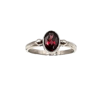 Rhinestone Sterling Silver Cocktail Ring 'Size 6.25 2 G
