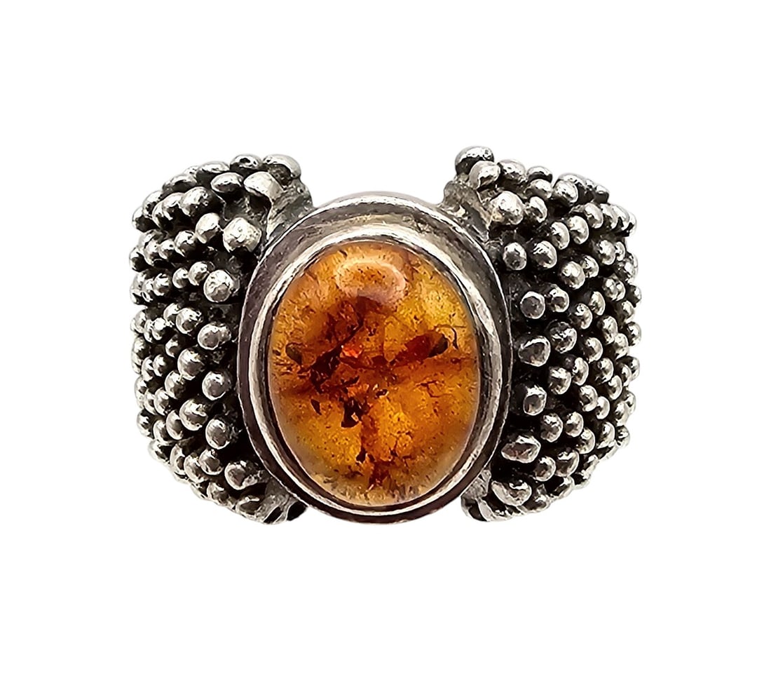 Silpada Amethyst Sterling Silver Ring Size 5.25 9.3 G (1 of 3)