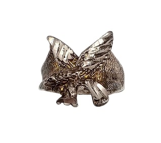 Sterling Silver Eagle Ring Size 8.5 5 G