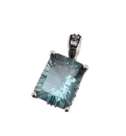 HT Tourmaline Sterling Silver Pendant 3.5 G