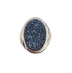 EA Geod Sterling Silver Ring Size 5.75 8.1 G