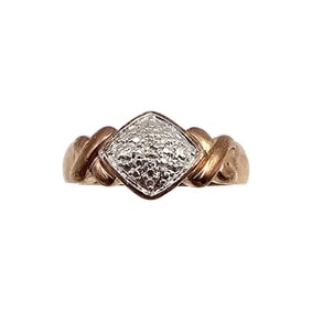 Ross Simons Sterling Silver Two-Tone Ring Size 9.75 4.3 G