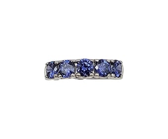 FAS Sterling Silver Rhinestone Cocktail Ring Size 4.75 2.8 G