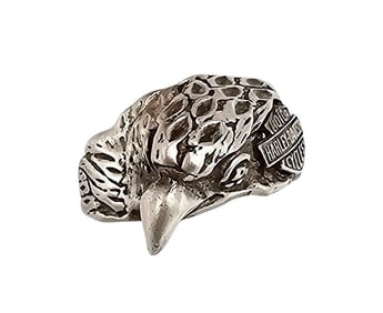 Sterling Silver Harley Davidson Motorcycle Eagle Ring Size 9.75 9.7 G