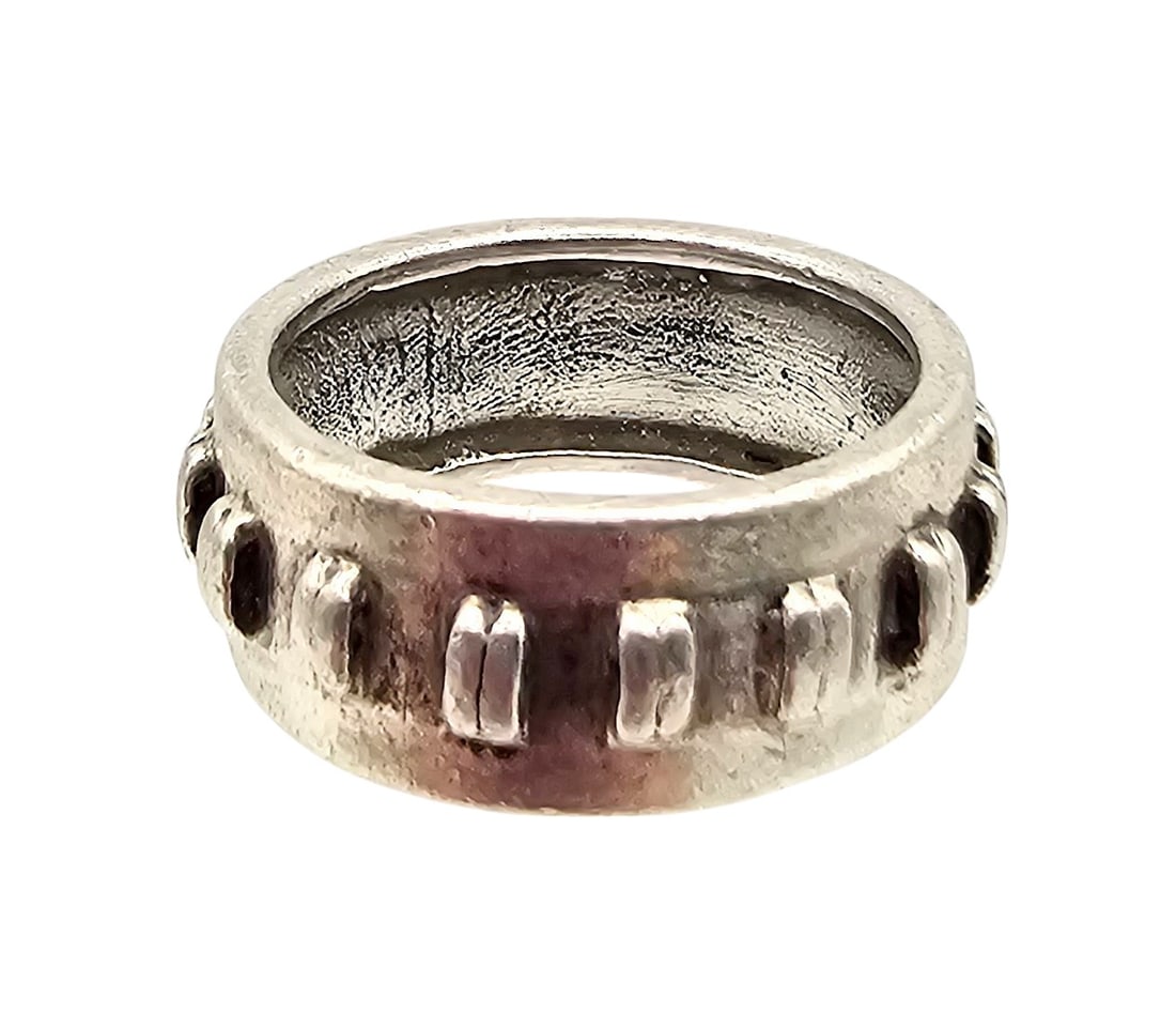 Sterling Silver Modernist Ring Size 6.25 6.4 G: Sterling Silver Modernist Ring Size 6.25 6.4 G