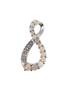 Opal Sterling Silver Pendant 1.6 G