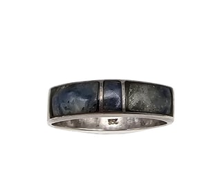 Southwestern Agate Sterling Silver Ring Size 6 2.1 G