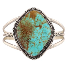 Navajo Sterling Royston Turquoise Cuff Bracelet