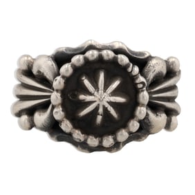 Running Bear Shop Sterling Heavy Gauge Men's Ring Sz 11.25