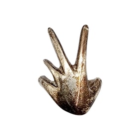 Sterling Taxco TB-69 Figural Finger Ring SZ 8