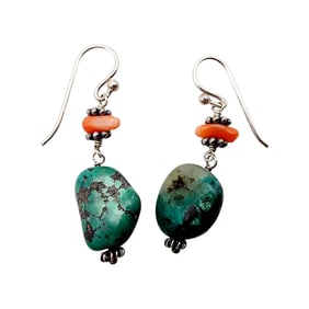 Sterling Southwest Multistone Dangle Earrings