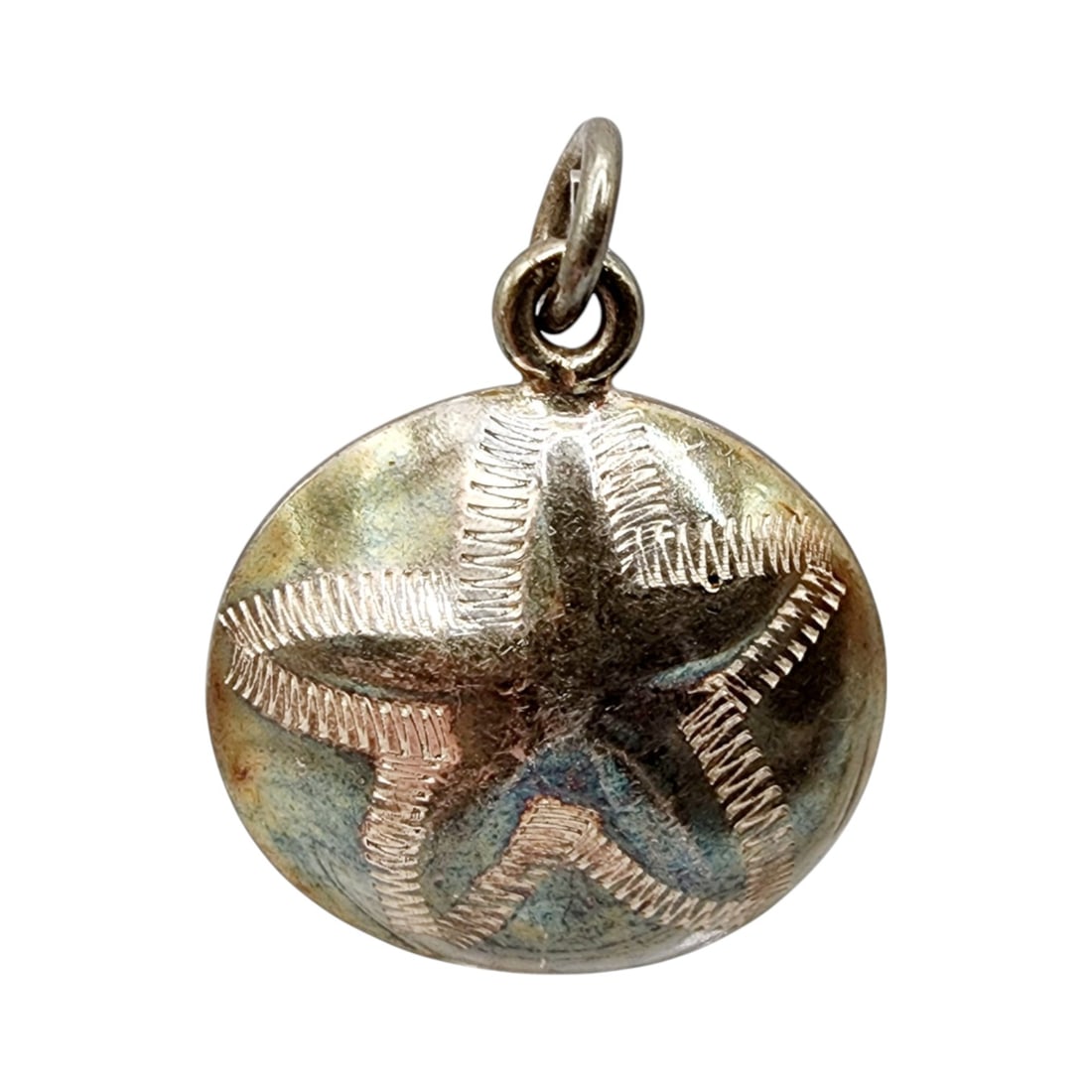 Sterling Mexico Sanddollar Pendant: Sterling Mexico Sanddollar Pendant 5.5g