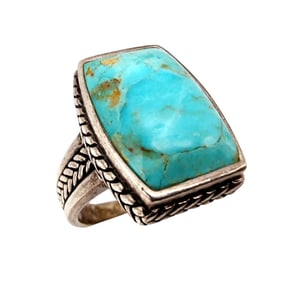 Sterling Barse Turquoise Ring SZ 7