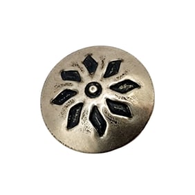 Sterling Navajo Handstamped Button
